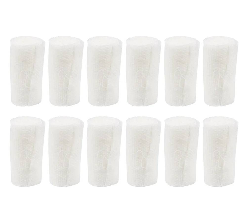 12 Rolls Gauze Dressing Bandage Wrap Self Cling First Aid Medical 2"WX162"L