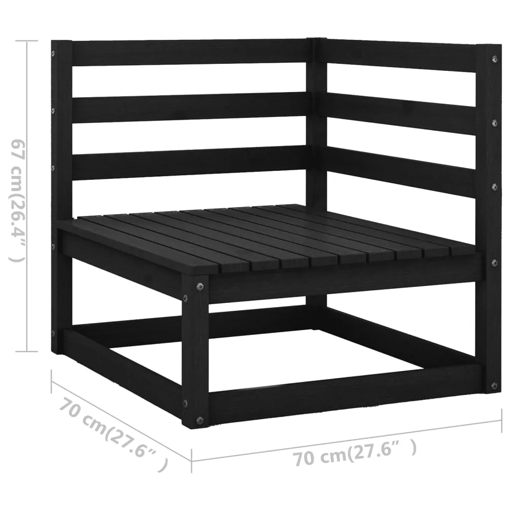 14 Piece Garden Lounge Set Solid Pinewood