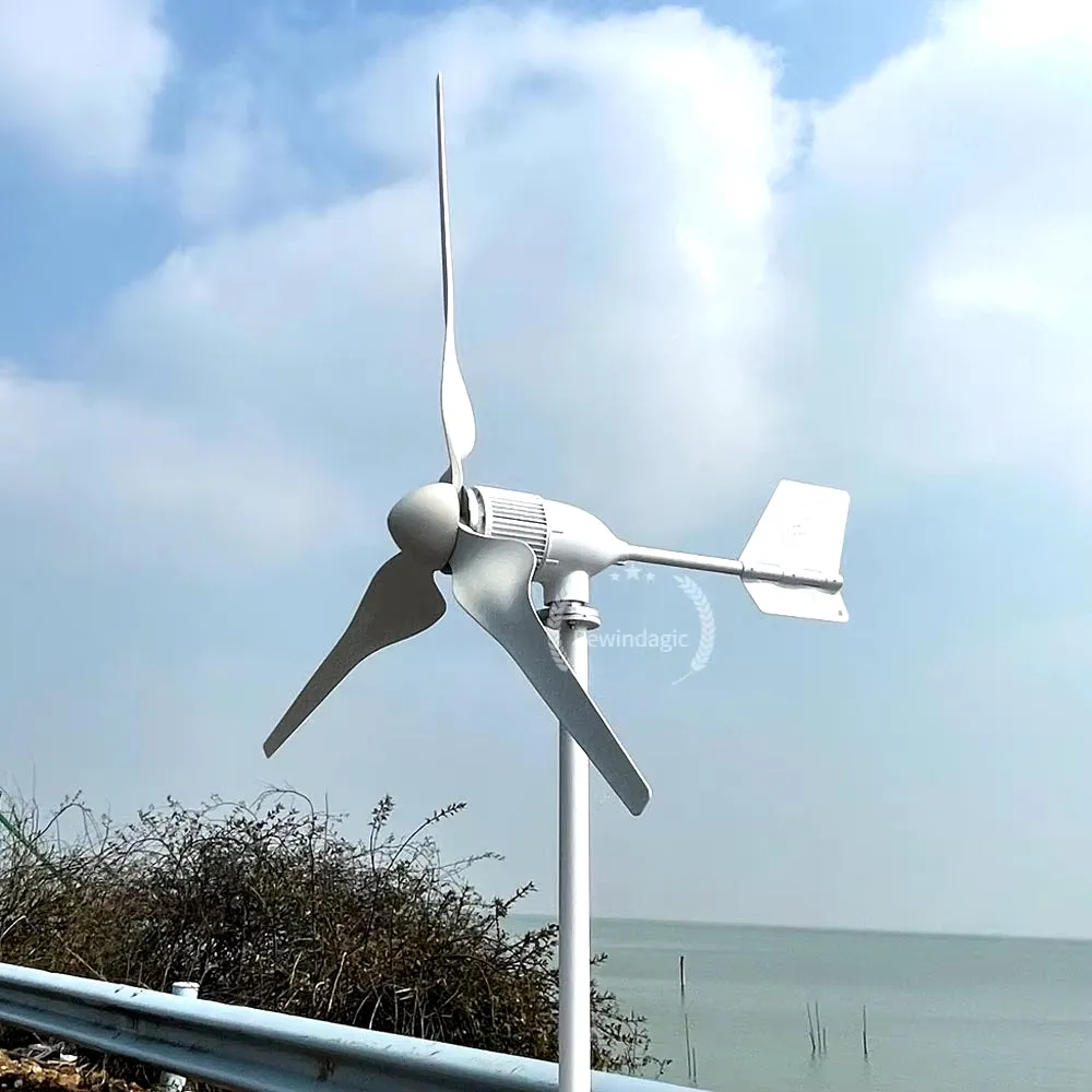 20000W Windmill Turbine 12V 24V 48V Generators Low Start Speed Free Alternative Energy 3Blades with Wind MPPT Hybrid Controller