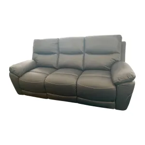 3R Finest Fabric Electric Recliner - Charcoal, Multi-Position, Ultra Cushioned, USB Outlets