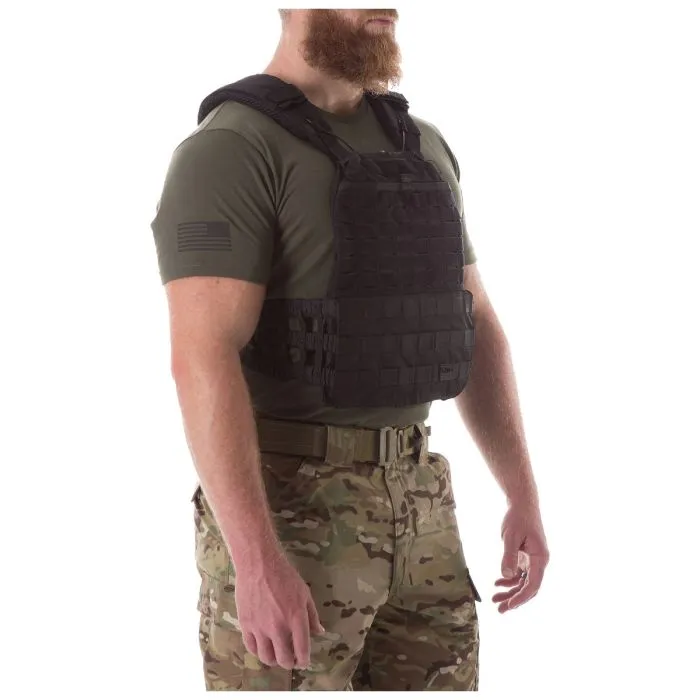 5.11 Tactical 56100 TacTec Plate Carrier, Black Color, One Size, 1 Each