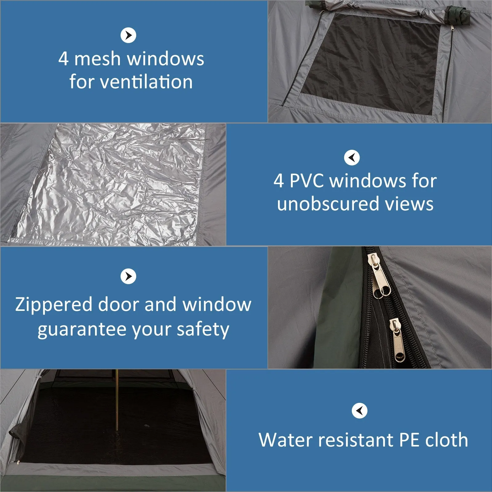 6 Men Tipi Tent