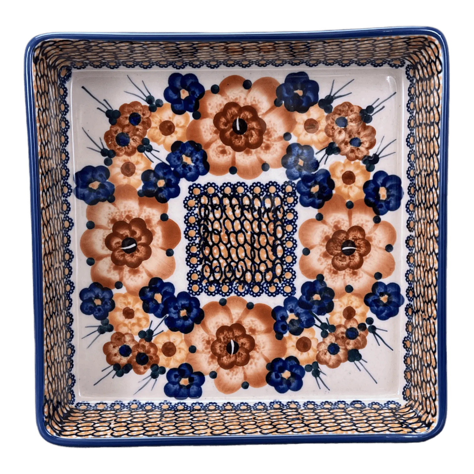 Baker, Square, 8" in "Bouquet in a Basket" by Manufaktura | P151S-JZK