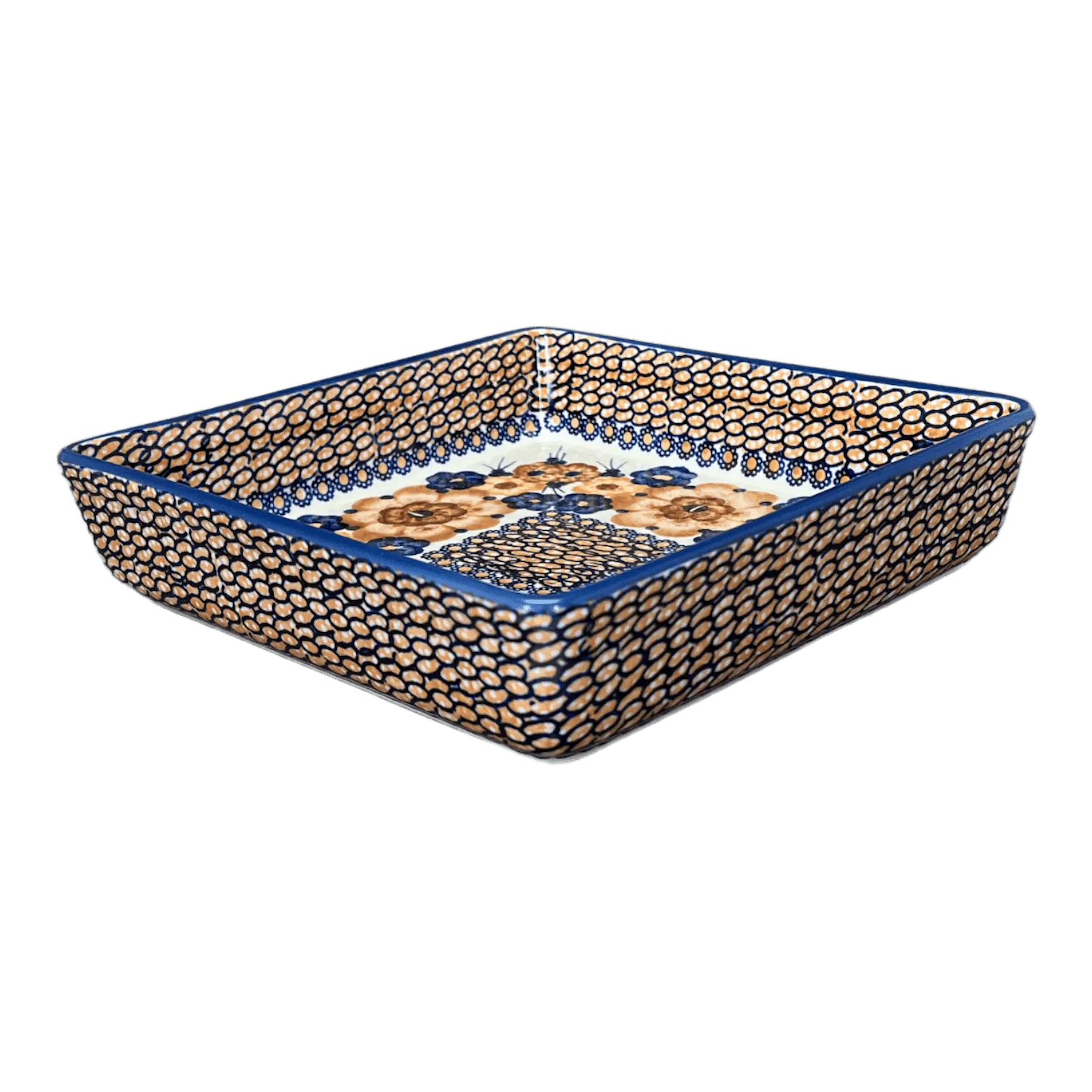 Baker, Square, 8" in "Bouquet in a Basket" by Manufaktura | P151S-JZK