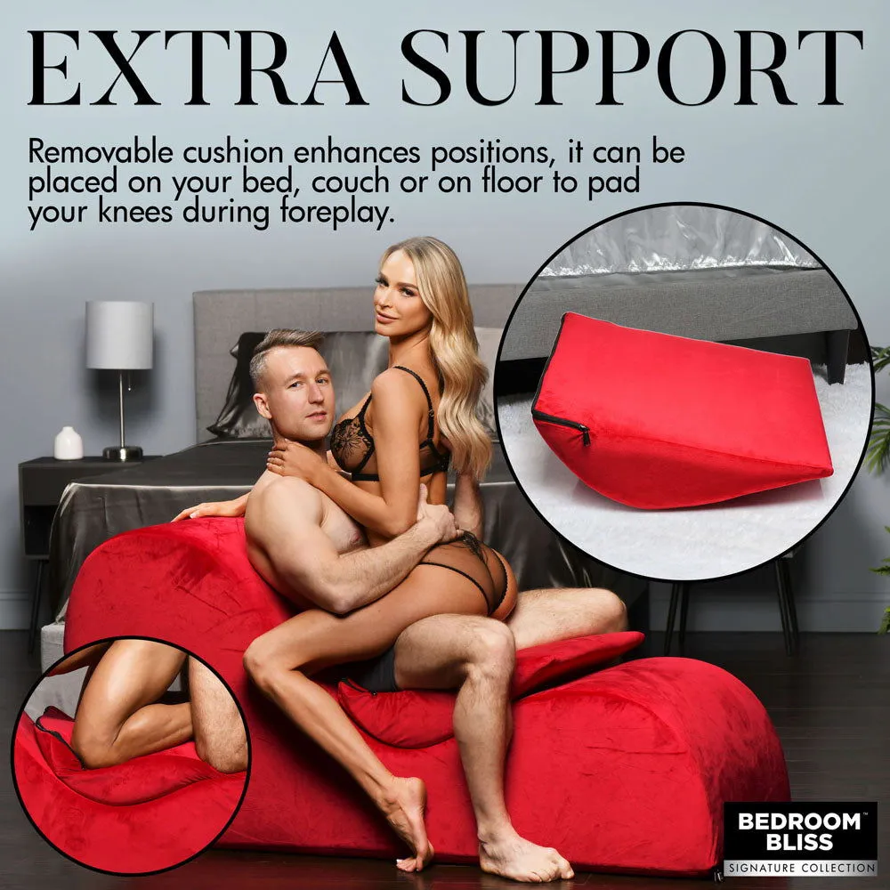 Bedroom Bliss Tantra Sex Sofa - RED