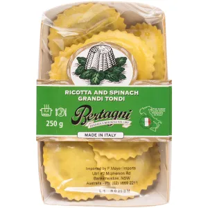 Bertagni Ricotta and Spinach Grandi Tondi 250g