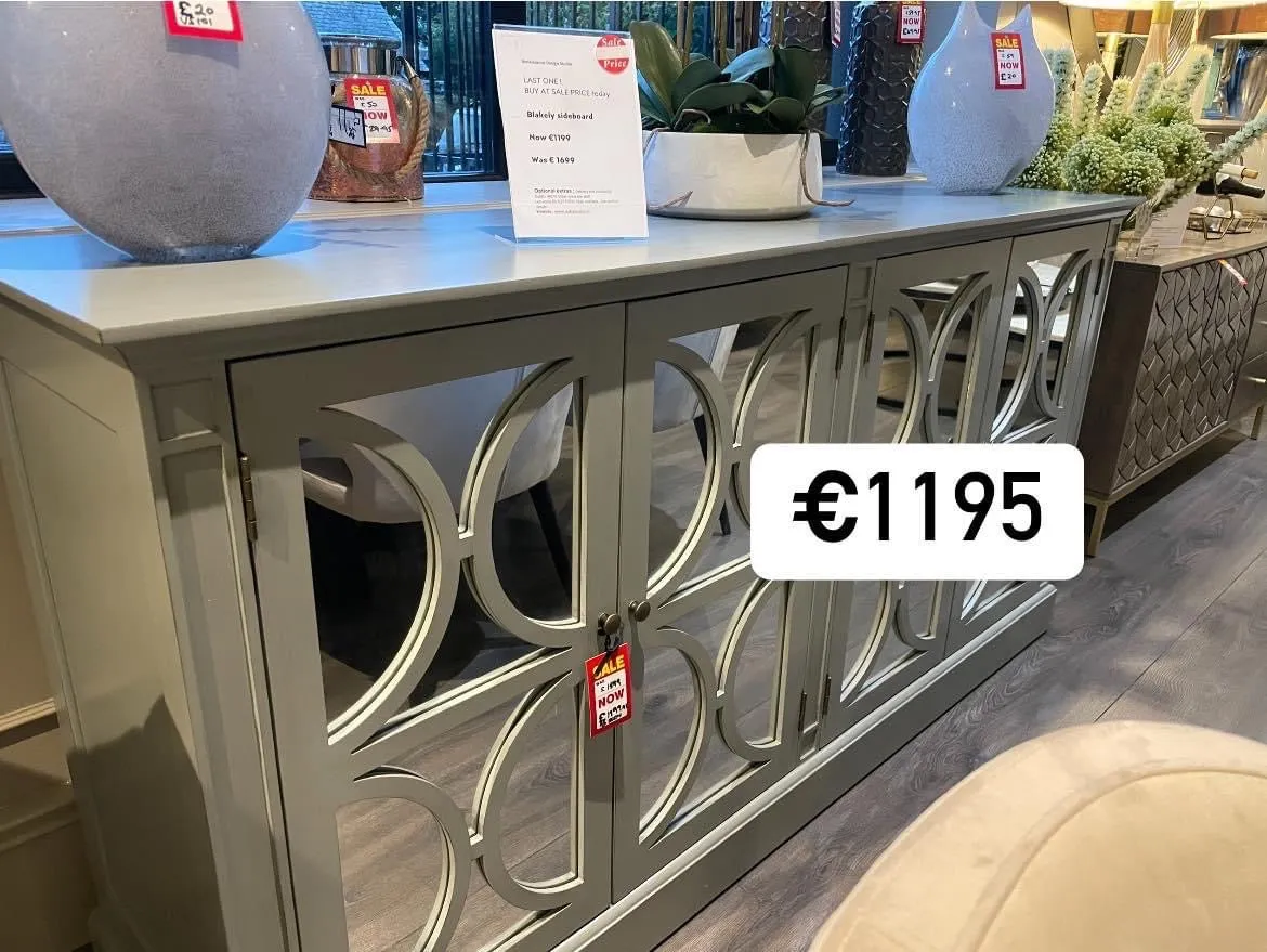 Blossom finest leather sofa deal with recliner reduced save €1000 today