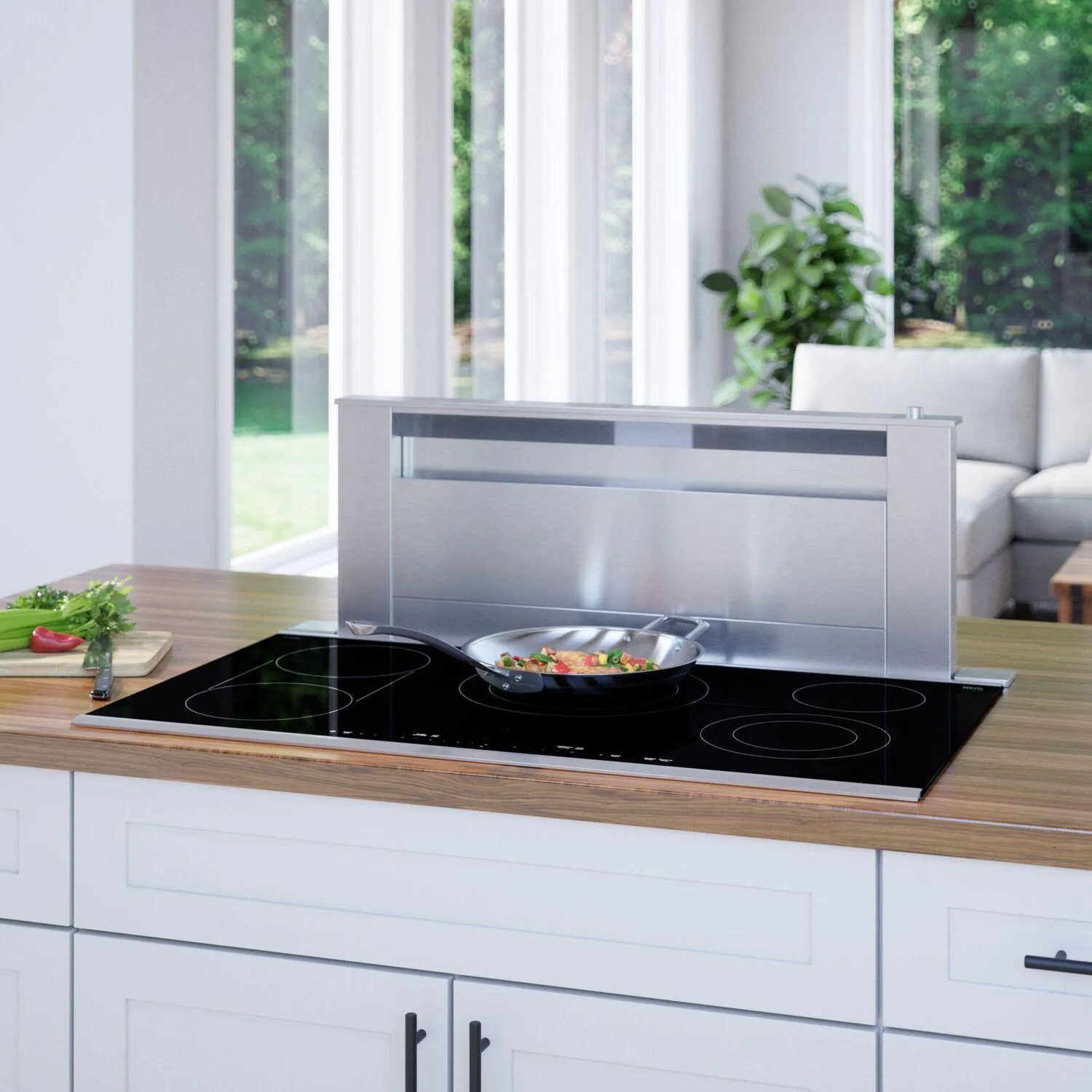 Bosch NETP669SUC Benchmark® Electric Cooktop 36'' Black, Surface Mount With Frame Netp669Suc