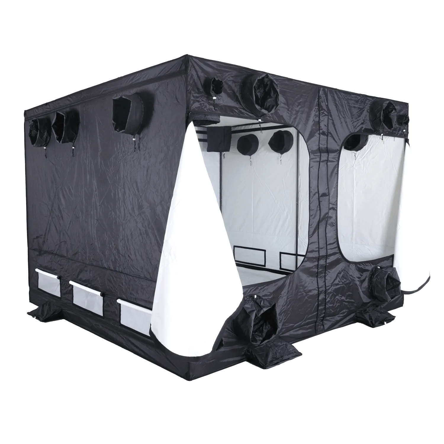 BudBox Pro Titan 6 Silver 600x300x220cm (20'x10'x7'4")