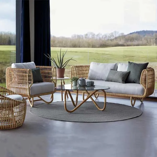 Cane & Rattan Furniture - Sofa Set - Tolga