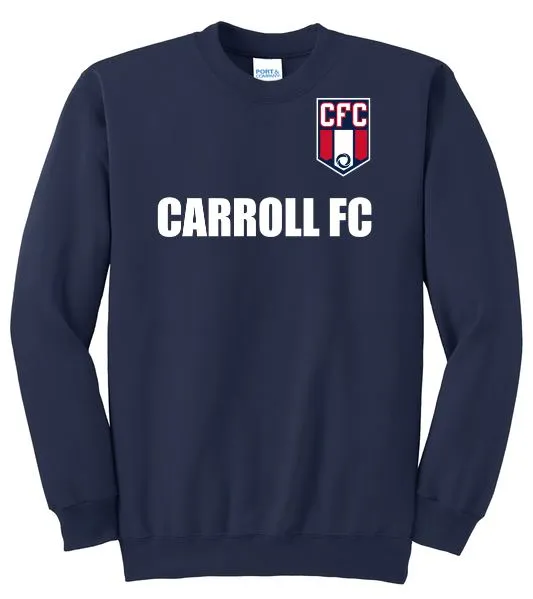 Carroll FC -Youth Essential Fleece Crewneck Sweatshirt