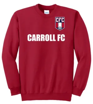 Carroll FC -Youth Essential Fleece Crewneck Sweatshirt