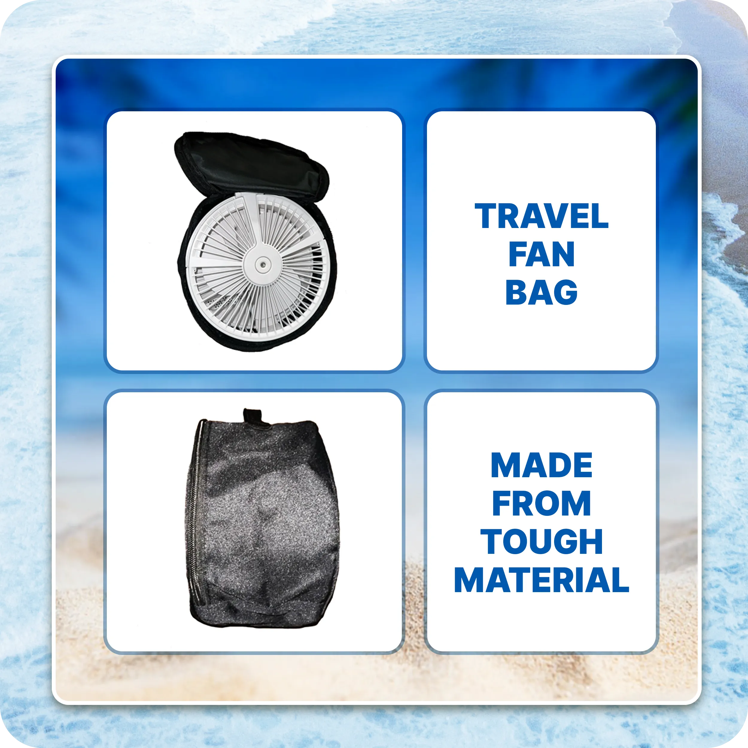 Cruise Essentials Mini Humidifier Wall plug Round Bag Bundle