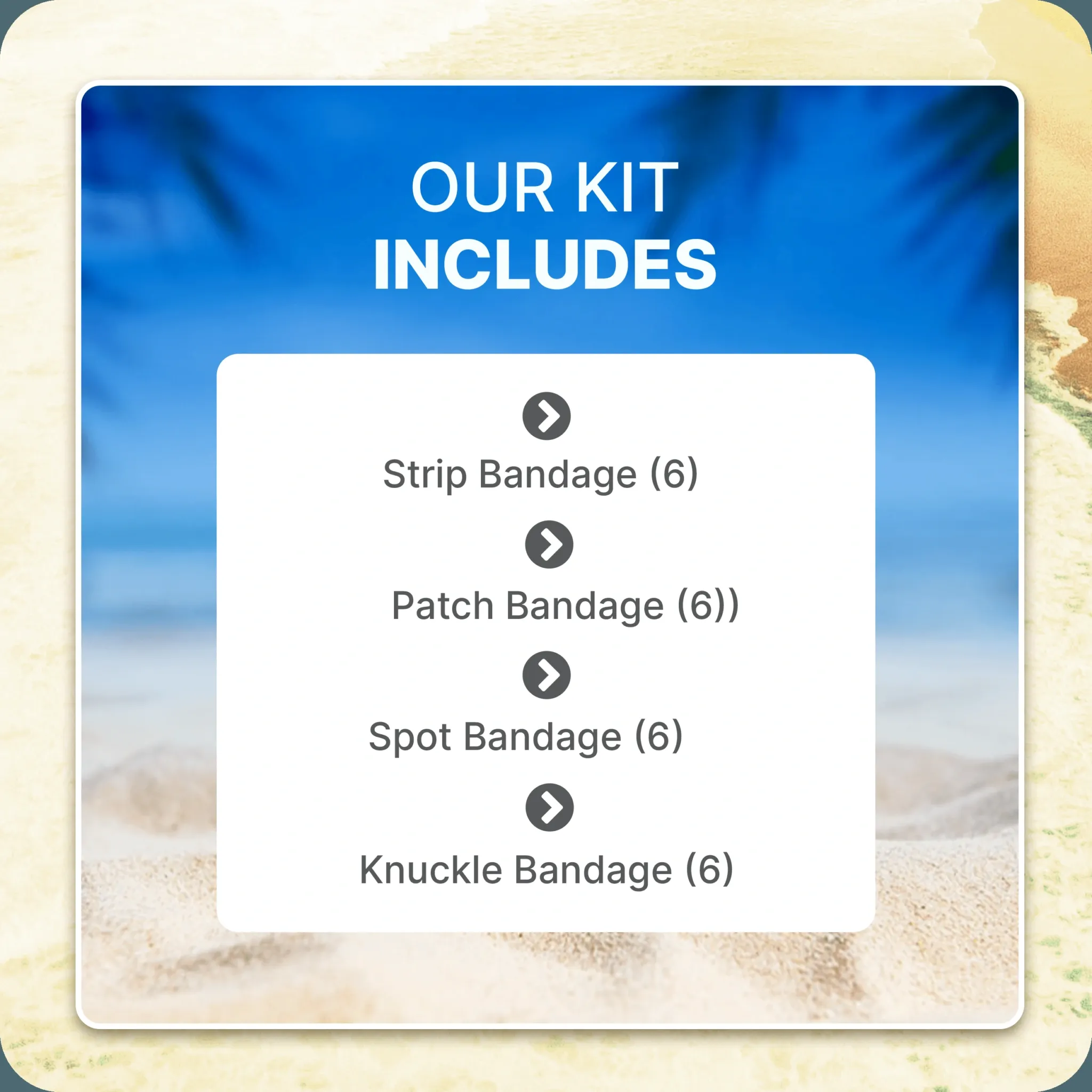 Cruise Essentials On-The-Go Refill Kit | Basic | Adhesive Bandages