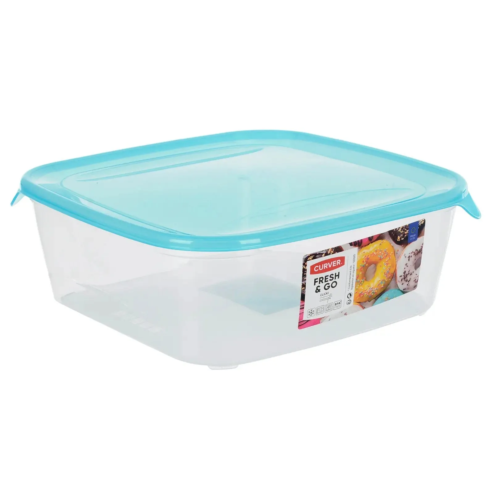 Curver Square Food Storage Container Airtight Fresh & Go
