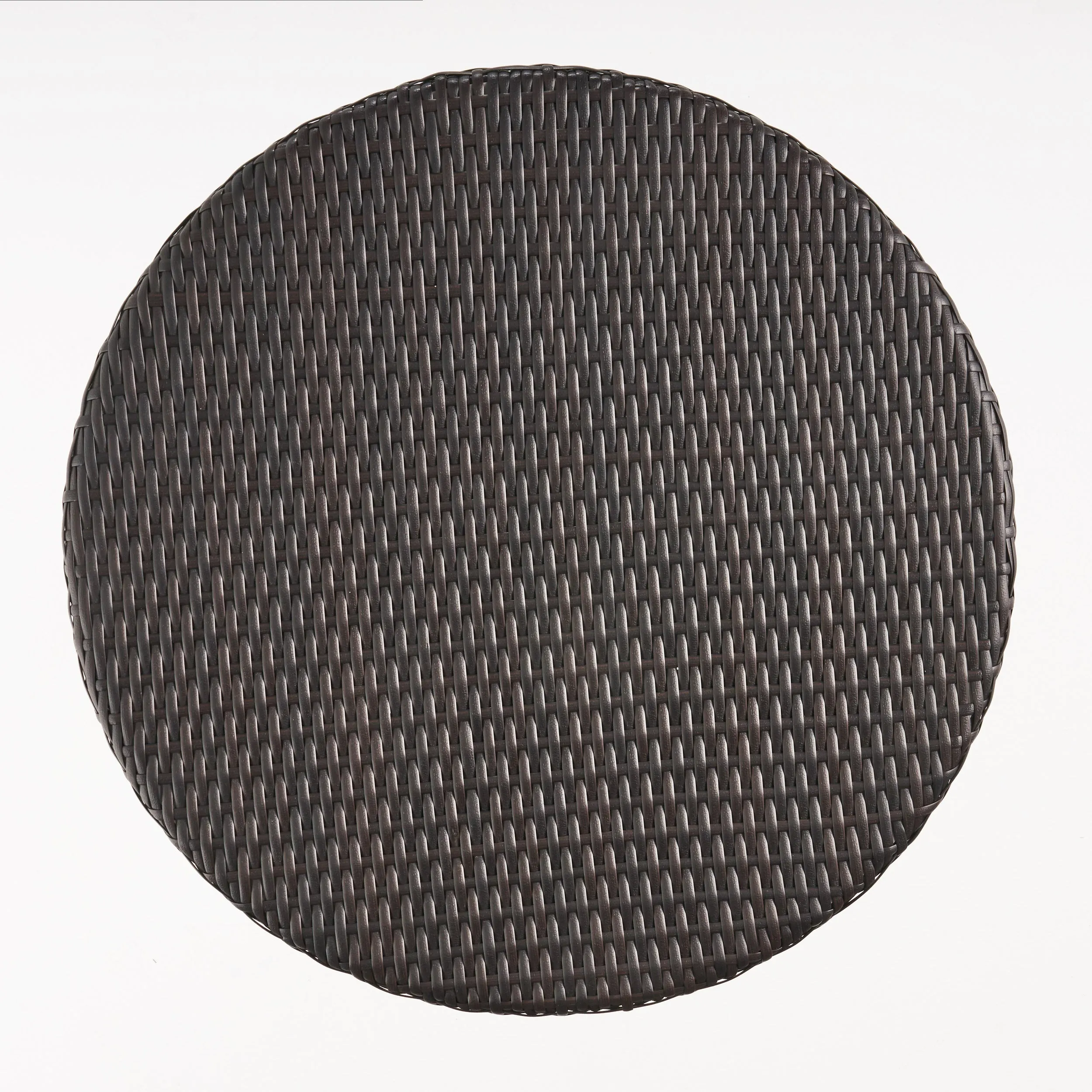 Domicca Outdoor 26 Inch Multi-brown Wicker Round Bar Table