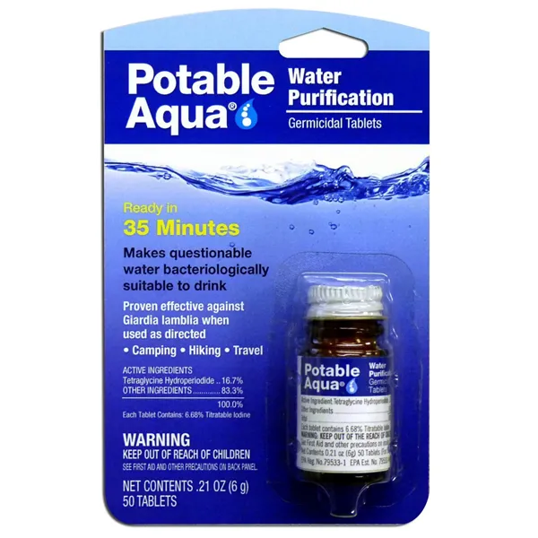 Drinking Water Germicidal Tablets (50 Count)