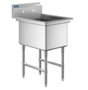 E-S1C181814-316 Enhanced 18"D x 18"W Sink, 1 Tub
