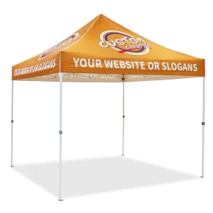 EAGLE PEAK CP100 Steel Square Leg Heavy Duty Commercial Custom Canopy Tent 10x10 - CLICK TO CONFIGURE - Package Prices Start at $599.00