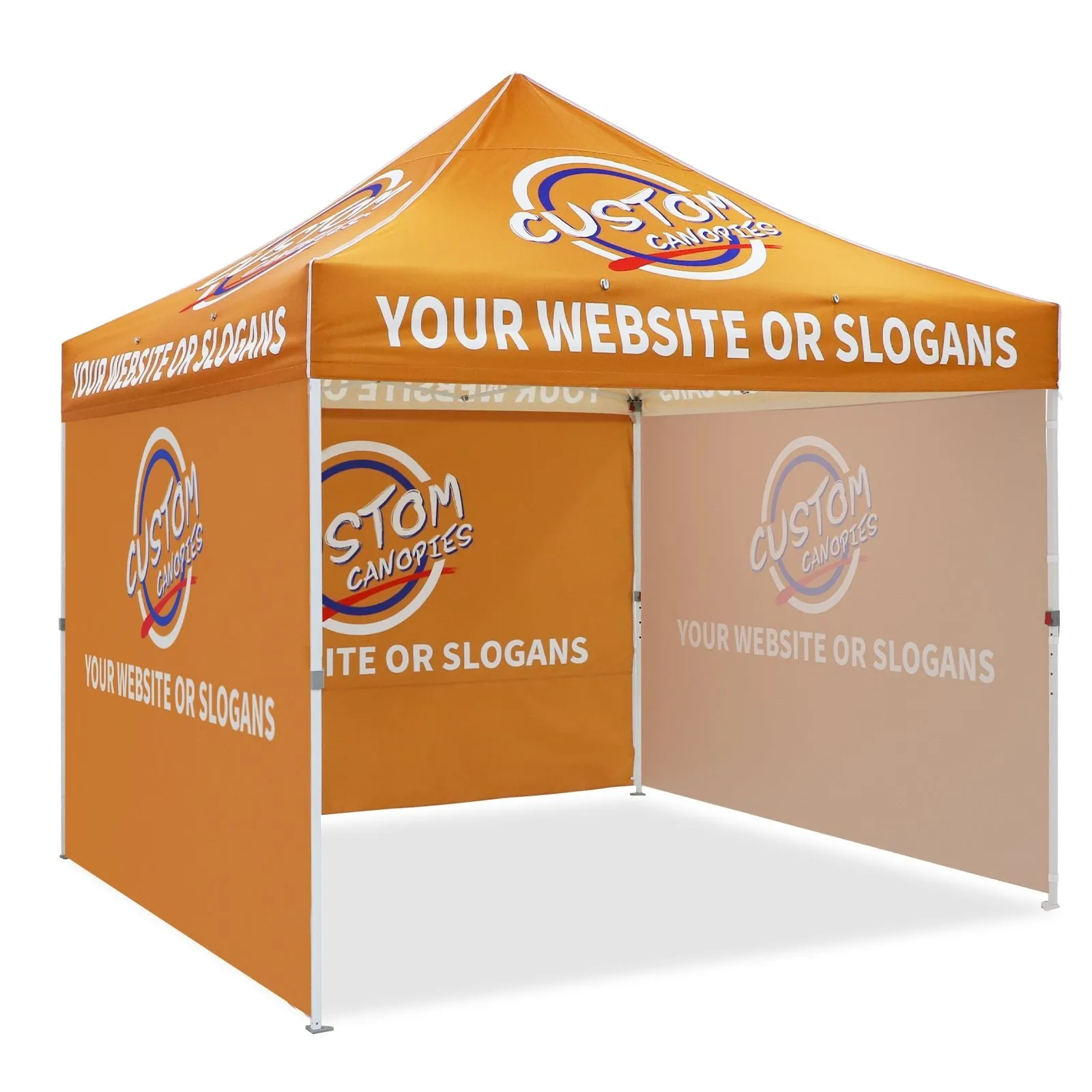 EAGLE PEAK CP100 Steel Square Leg Heavy Duty Commercial Custom Canopy Tent 10x10 - CLICK TO CONFIGURE - Package Prices Start at $599.00