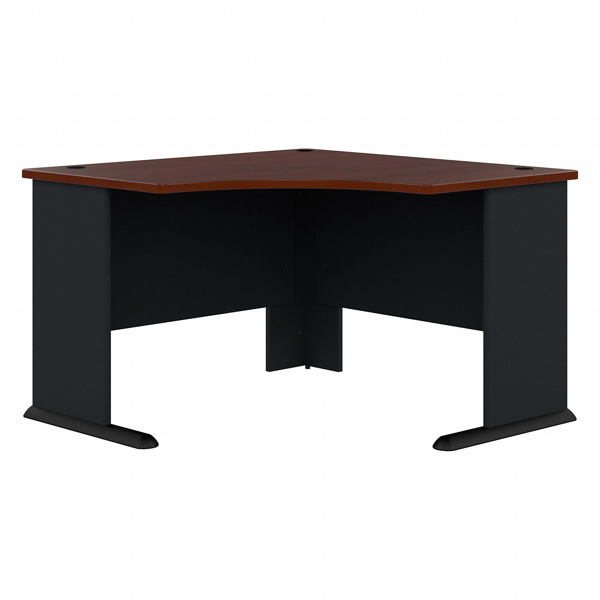 Elegant 48" Hansen Cherry & Galaxy Corner Desk