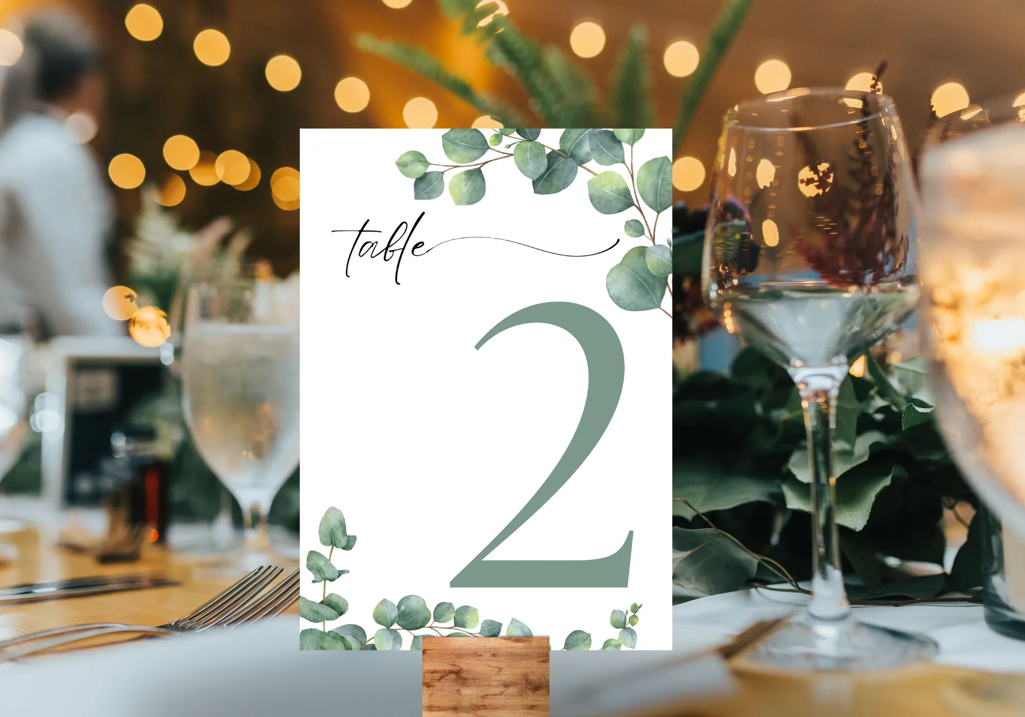 Eucalyptus Foliage Table Numbers