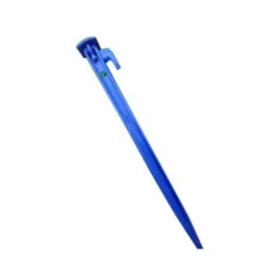 Fitfix Tent Stakes (Blue, Pack of 10) | Ground Pegs Heavy Duty and Larger Durable Tent Pegs