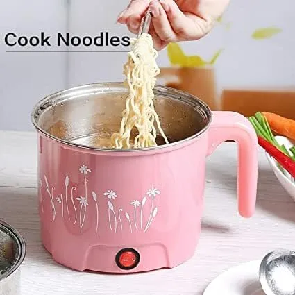 G R 1.5 Litre Electric Cooker | Travel Cooker | Stainless Steel Lid | Cool Touch Handles | Detachable Power Cord - Multicolor