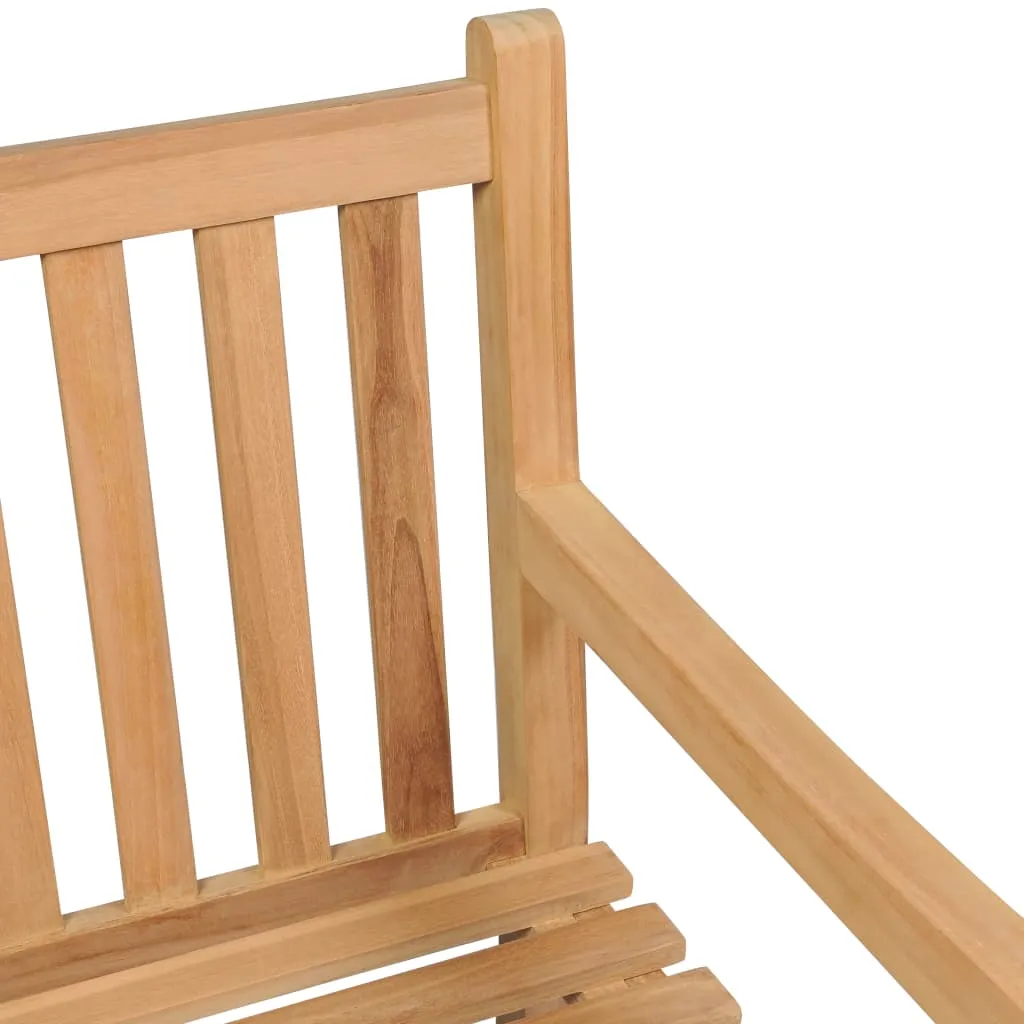 Garden Bench 228 cm Solid Teak Wood