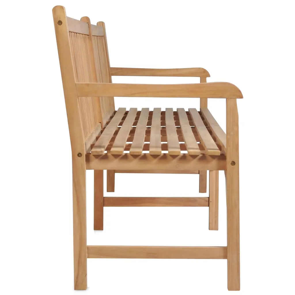 Garden Bench 228 cm Solid Teak Wood