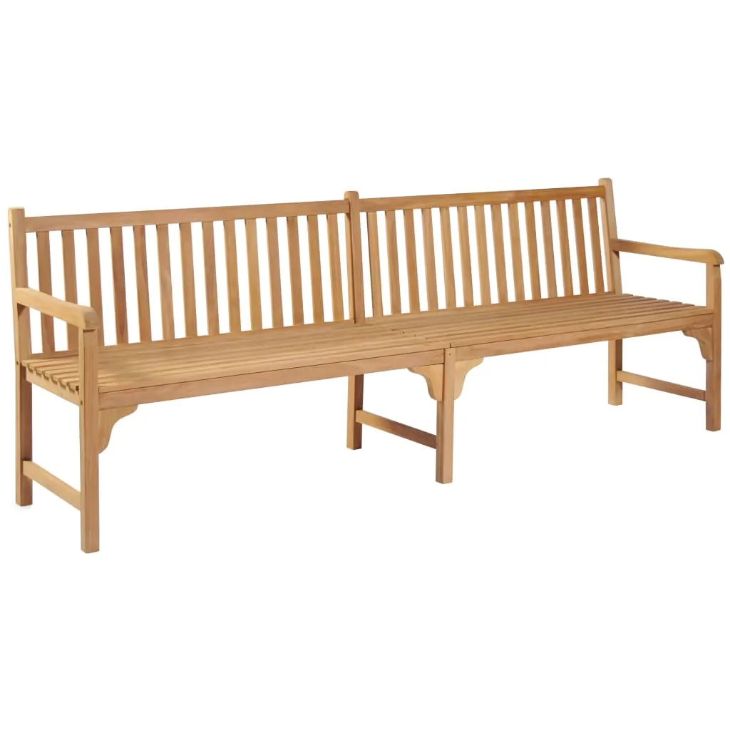 Garden Bench 228 cm Solid Teak Wood