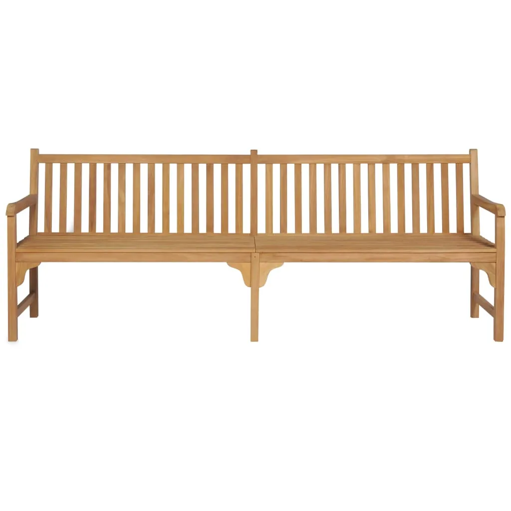 Garden Bench 228 cm Solid Teak Wood