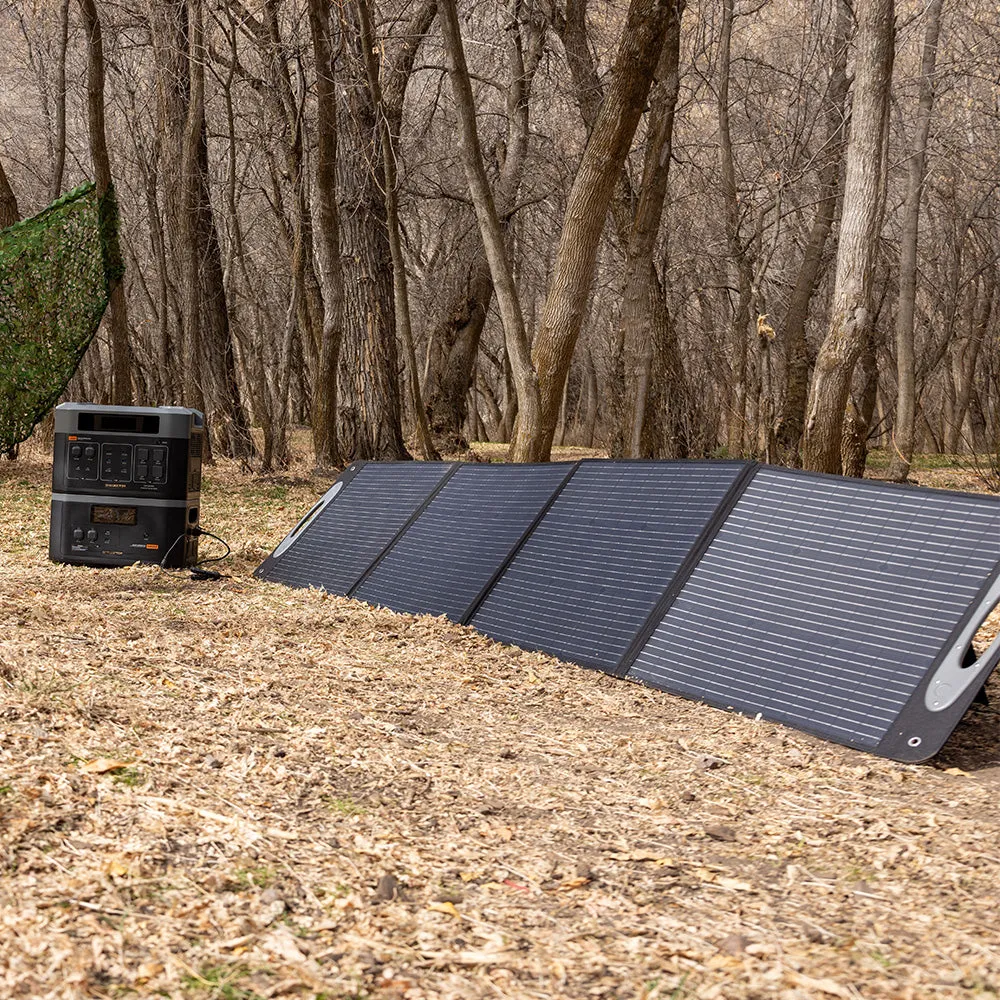 Grid Doctor 3300 Solar Generator System (200W Panel Included) - 3300W Battery Backup (Expandable to 16,384 W)