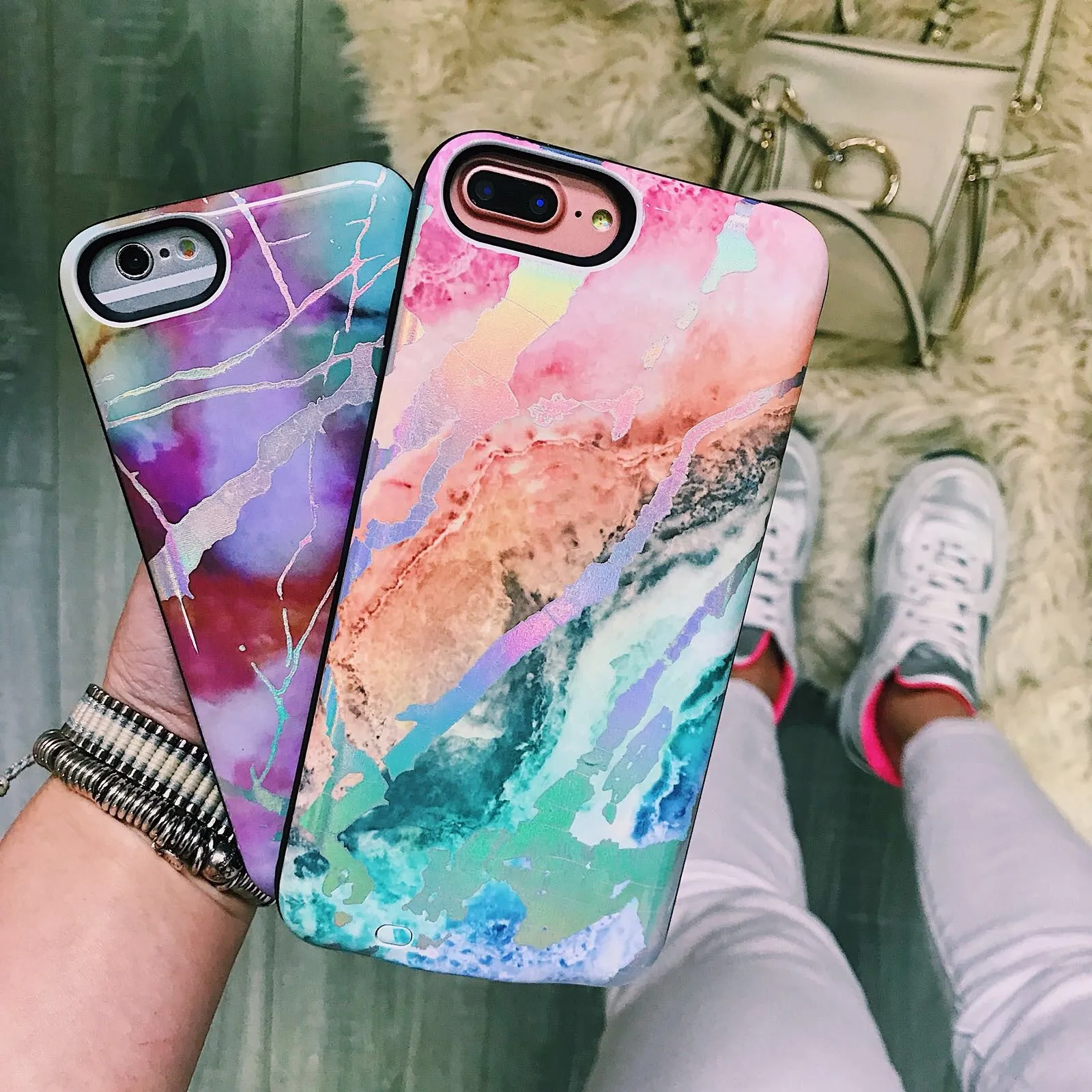Holo Quartz Battery Case