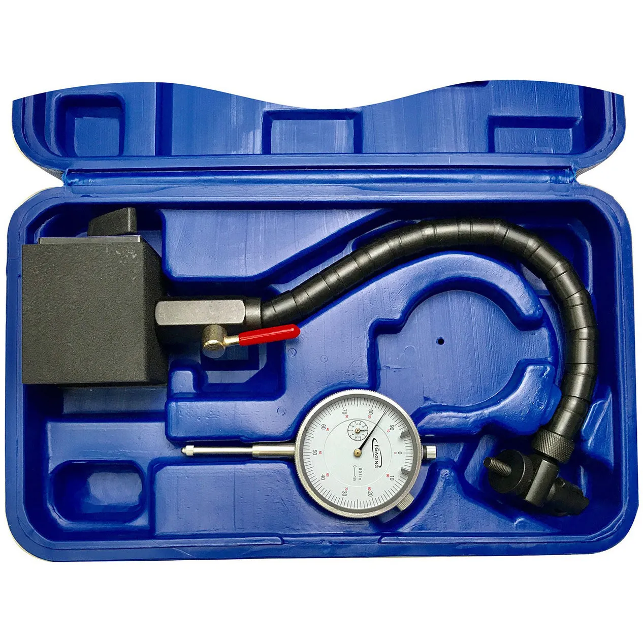 iGaging Magnetic Base with Indicator