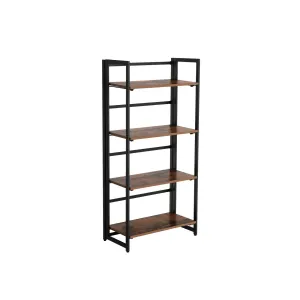 Industrial Folding Ladder Shelf