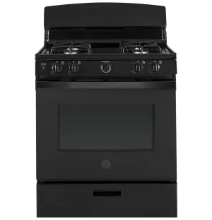 JGBS30DEKBB GE® 30" Free-Standing Gas Range