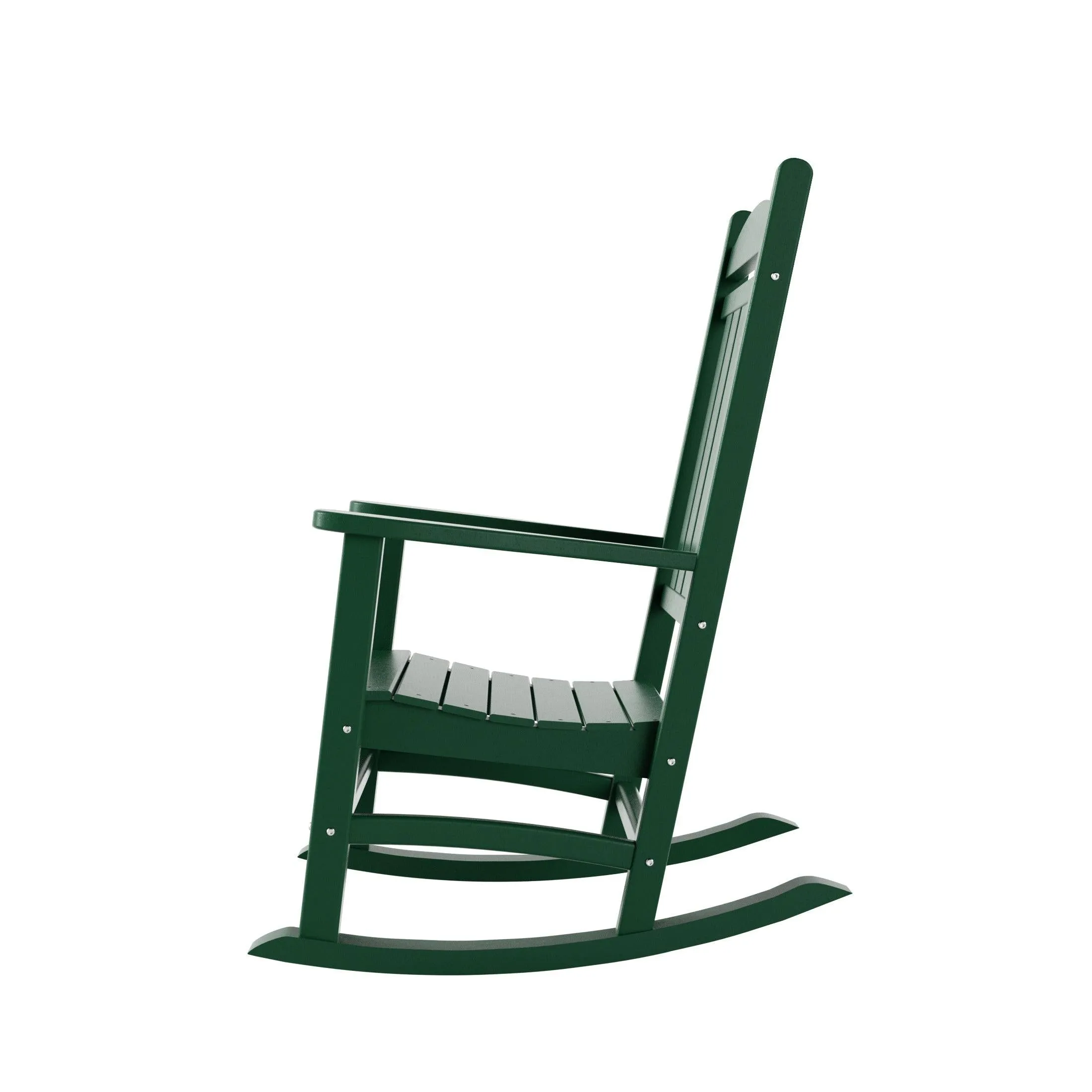 Lakehouse Classic Plastic Porch Rocking Chairs (Set of 4)