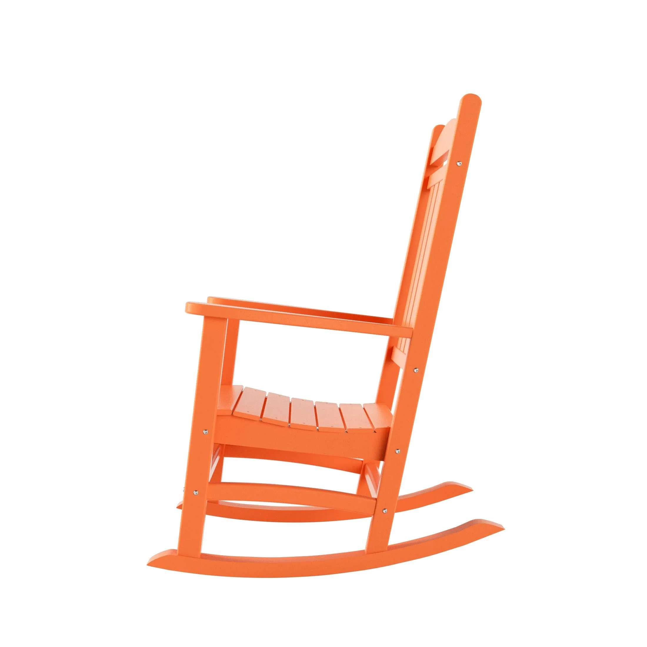Lakehouse Classic Plastic Porch Rocking Chairs (Set of 4)