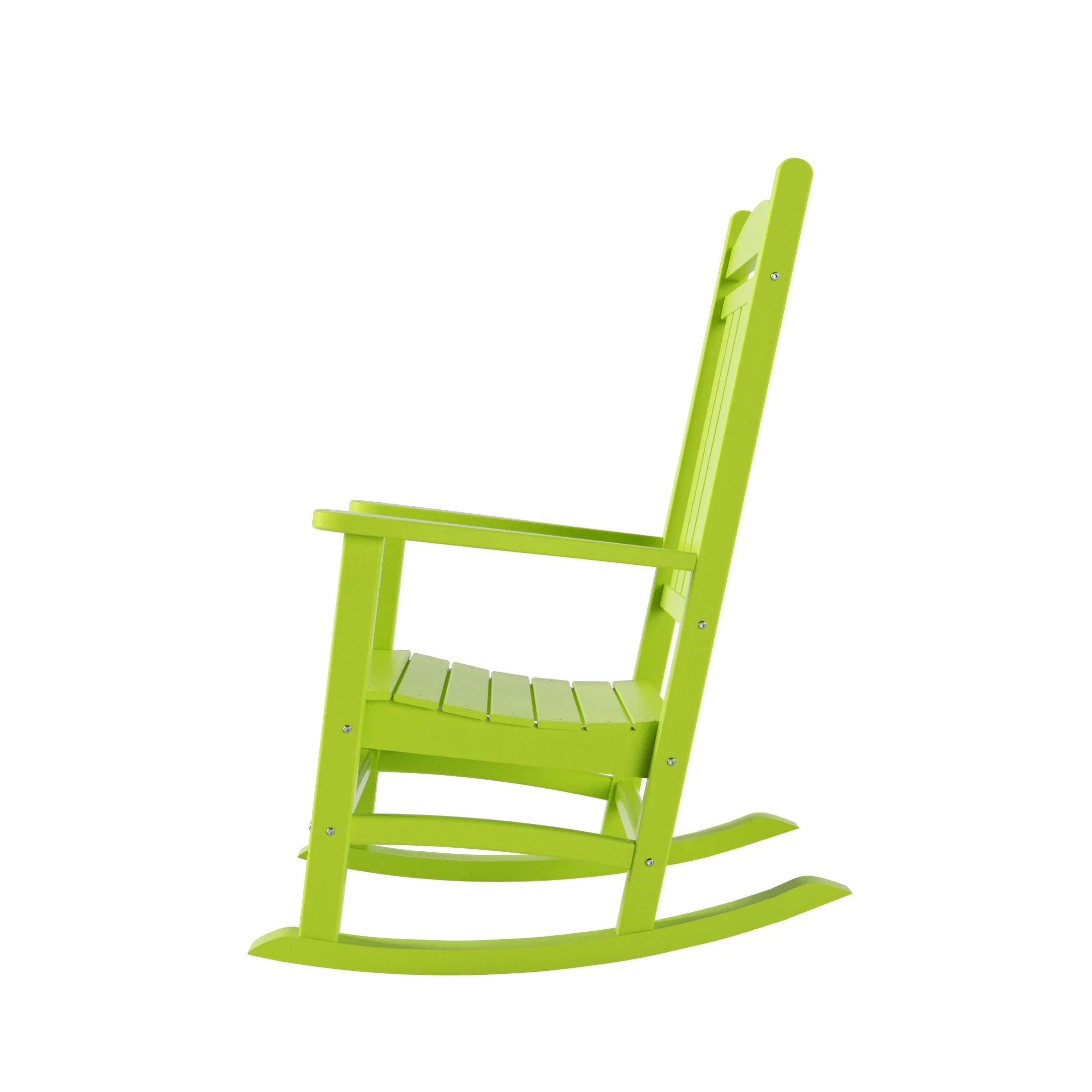 Lakehouse Classic Plastic Porch Rocking Chairs (Set of 4)