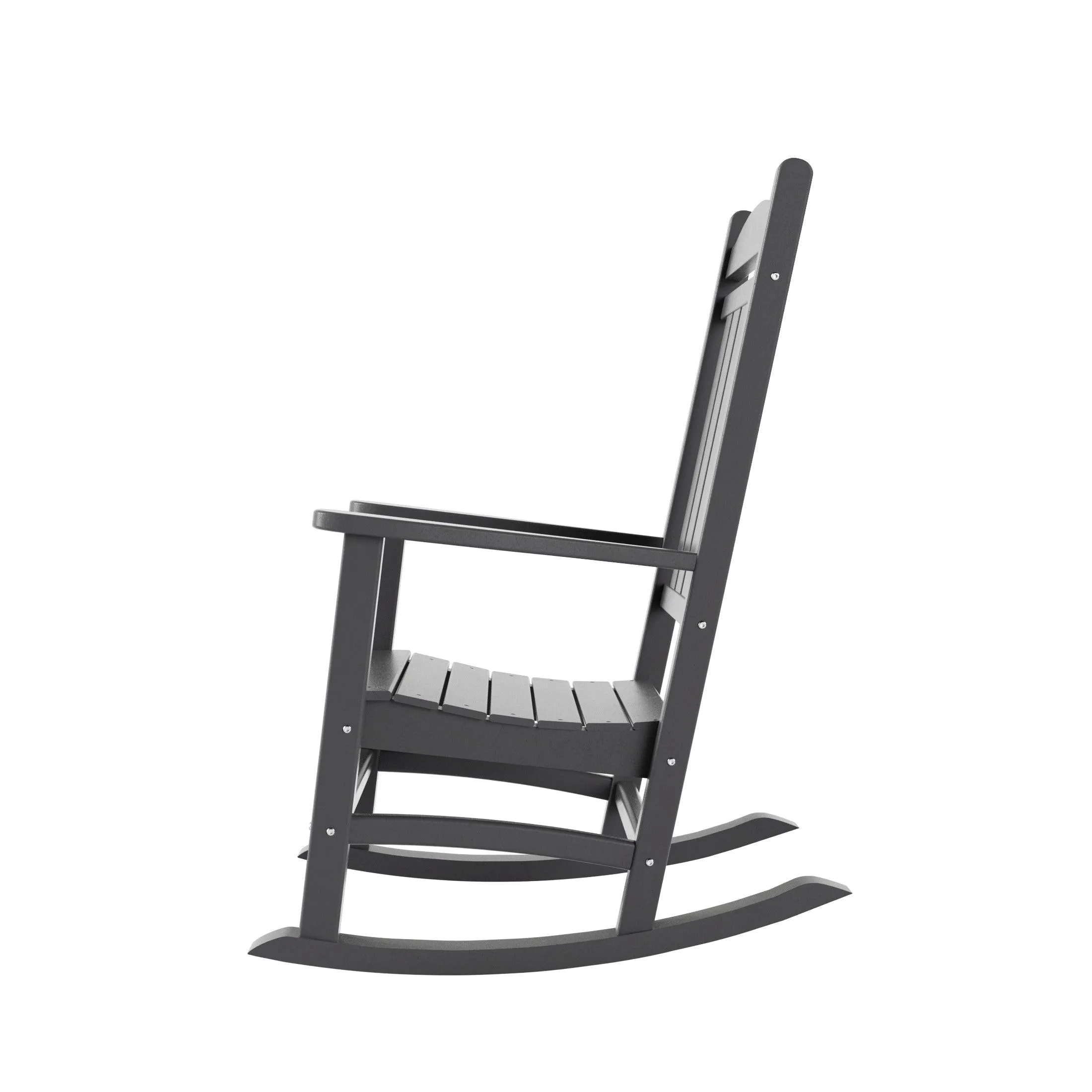Lakehouse Classic Plastic Porch Rocking Chairs (Set of 4)