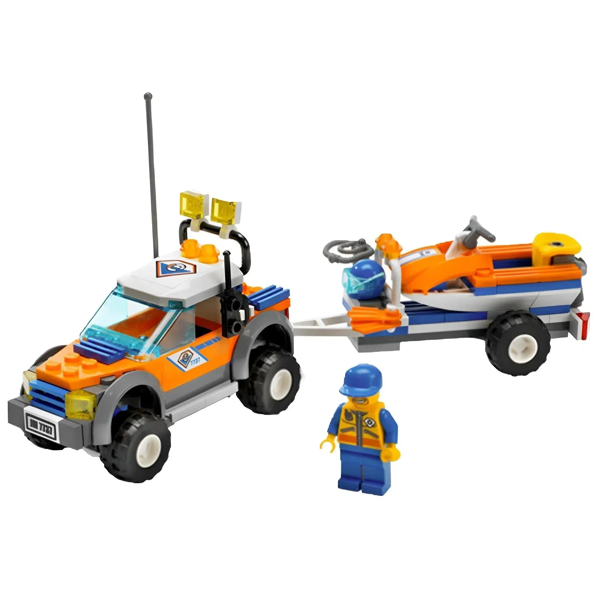 LEGO [City] - Coast Guard 4WD & Jet Scooter Building Set - Coast Guard Series (7737)
