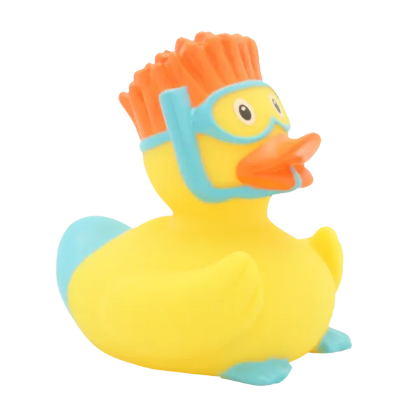 Lilalu-Bath Toy-Snorkeler Duck -Yellow