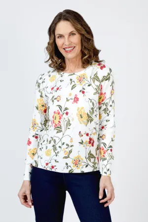 Lolo Luxe Floral Print Sweater