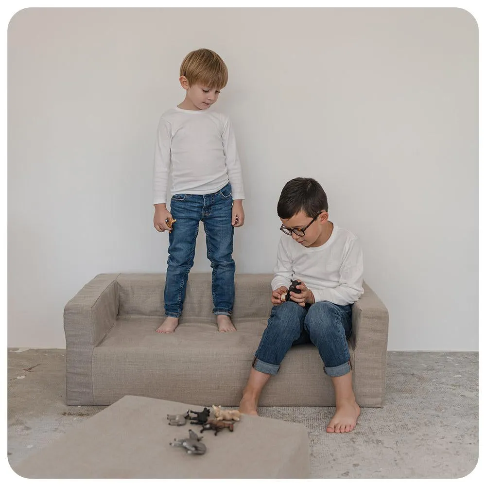 Maison Baba Baba Washed Linen Sofa Pale Pink