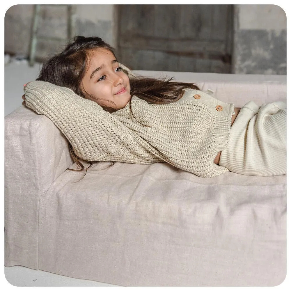 Maison Baba Baba Washed Linen Sofa Pale Pink