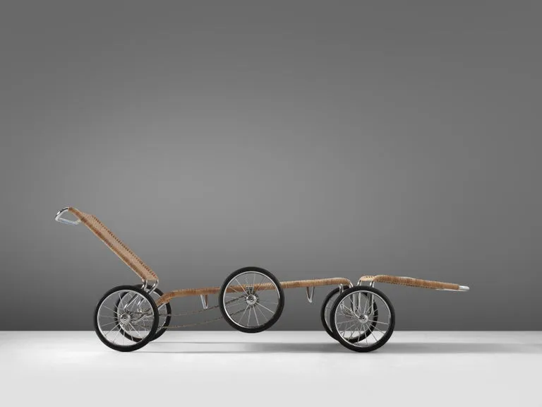 Marcel Breuer for Tecta 'The Mobile Manifesto' Chaise Longue in Cane Wicker