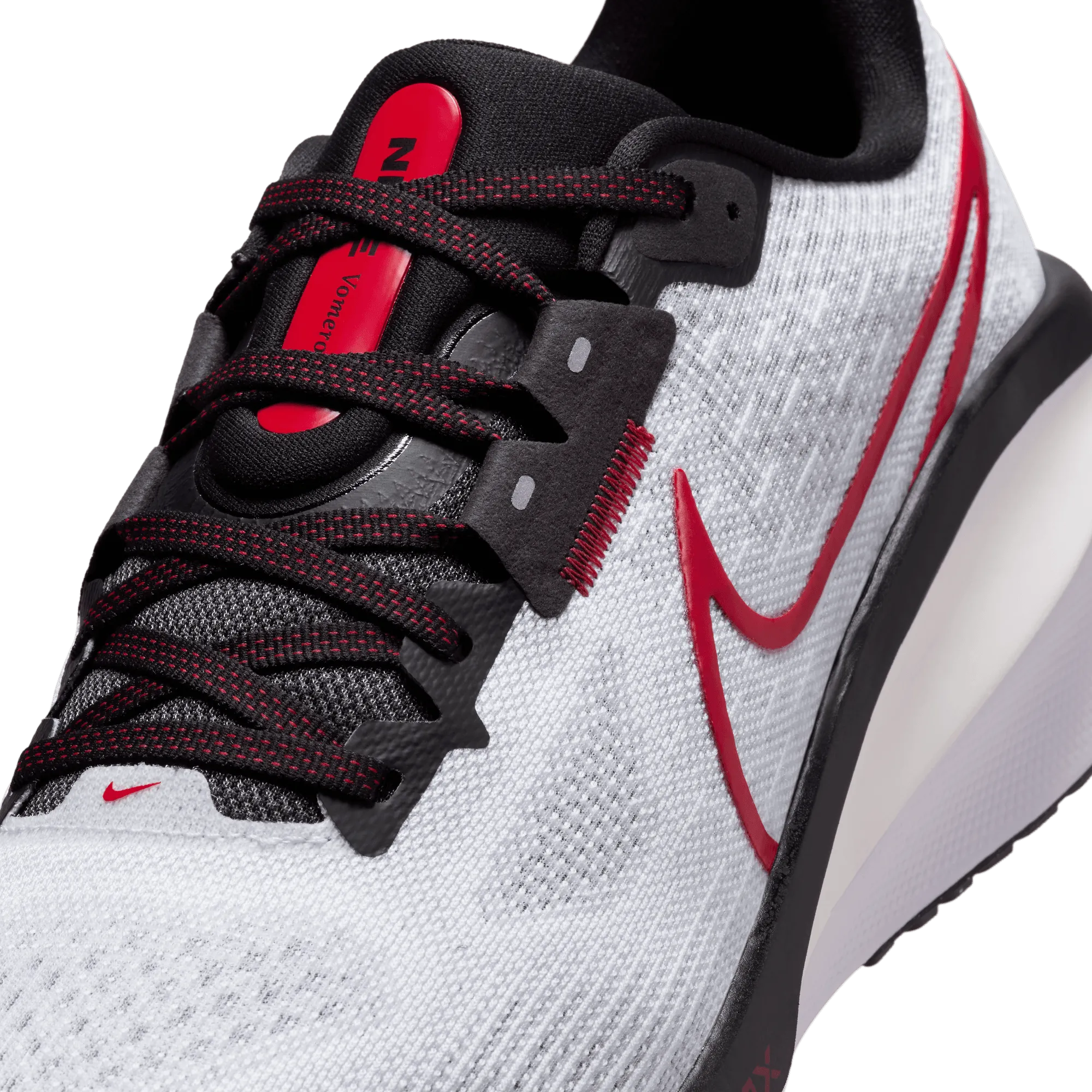 Men’s Vomero 17 (103 - White/Black-Fire Red-Platinum Tint)