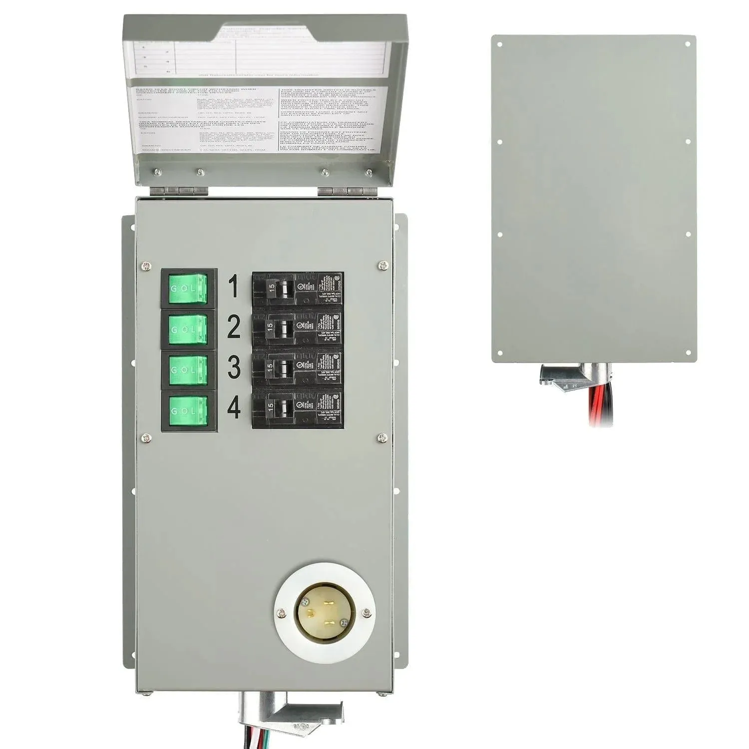 Nature's Generator 1800W Gold PE System Solar Power Transfer Kit