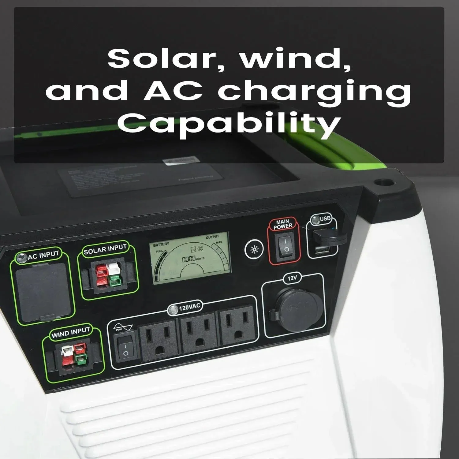 Nature's Generator 1800W Gold PE System Solar Power Transfer Kit